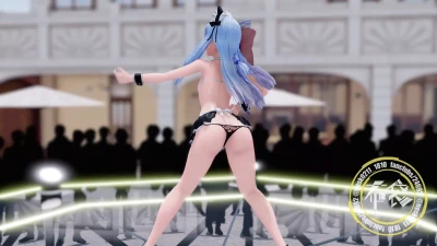 Micro Bikini Maid Aoi-chan Terpaksa Terbuka oleh Hotei | MMD Hentai