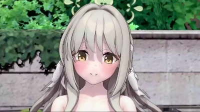 Blue Archive Miyo и ハムカツ – Горячий Koikatsu 3D хентай