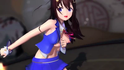 【MMD】GuIa & hoI perform ときのそら / ELECT Hololive Dance