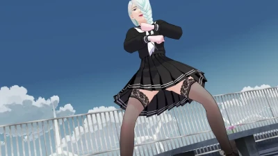 MMD R-18 Cosplay Abuela 3 ¡Explosivo de TheMagicBomb con A03A!