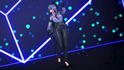 【MMD 鳴潮】Zani (ザンニー) Explosivo baile con IU - LILAC de Poltato 2
