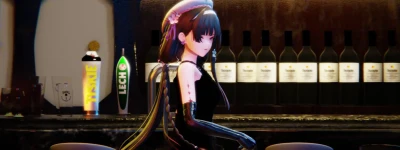千咲Chisa 與 Kisaki：Blender 黑絲襪誘惑