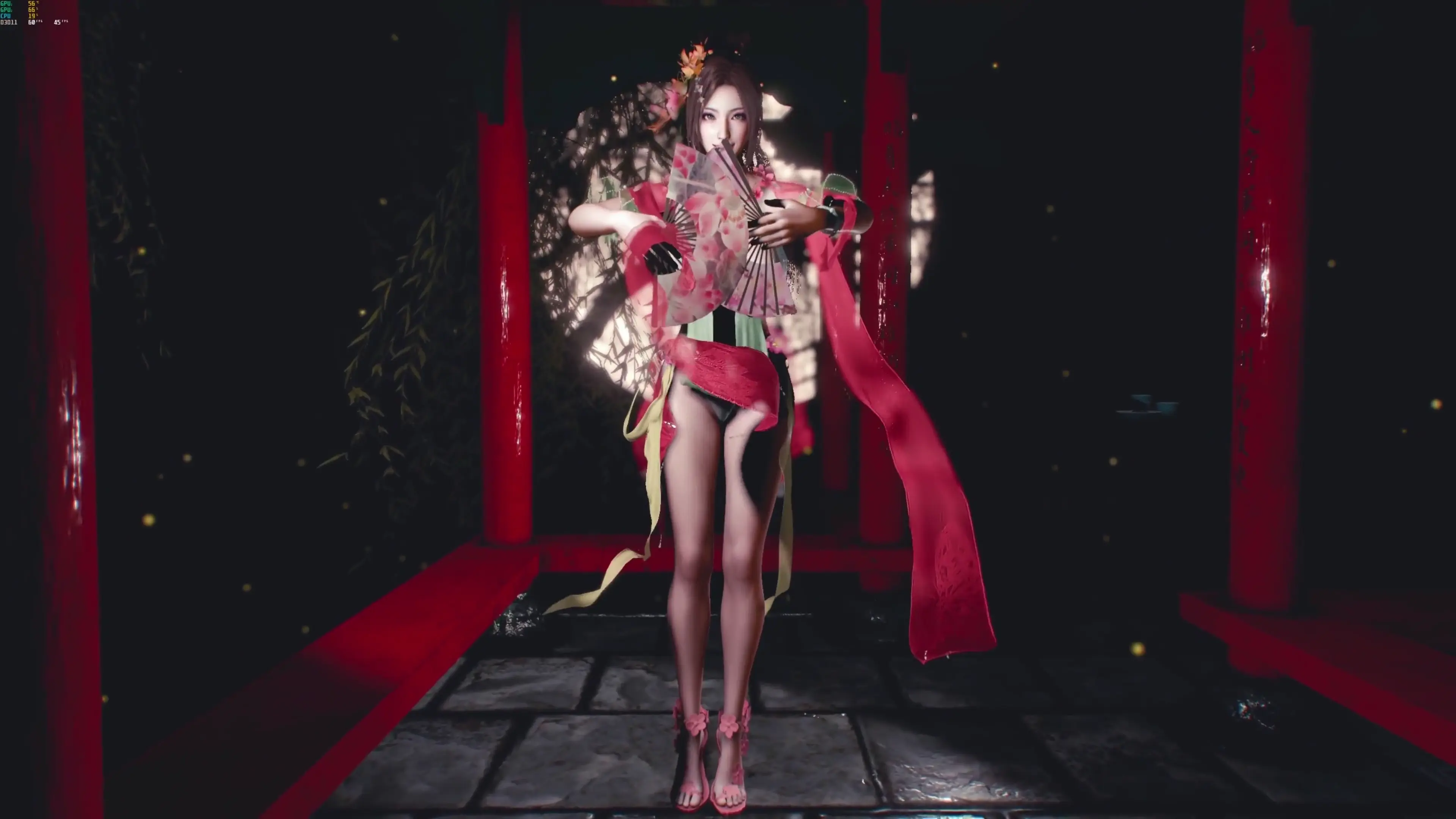 Diaochan (Dynasty Warriors) SING女團 倾杯 旗袍性感舞蹈 Hanfu DLC