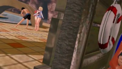 Beachside Dream กับ Okami สาวหมาป่าในชุดว่ายน้ำ 4K เซ็กซี่