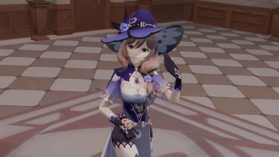 リサ - 酔いどれ知らず | 原神Blenderモデル動画