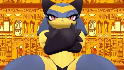 Zona Ankha MMD Sekhmet (Palworld) – Gata Sexy de Pechos Grandes