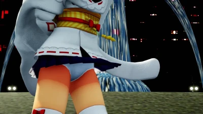 Wakame-chan se Transforma em Tenjinko Utone – Saia Pura Vtuber MMD