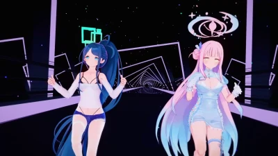 Tendou Alice & Seion Mika DLHololiveMOMOLAND_ Nanami Koikatsu Горячий клип
