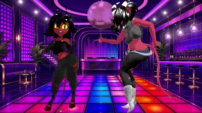 Helluva Hazbin MMD – Танец демона с большой грудью сегодня