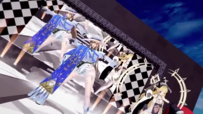 【QOSX換妻】怨仇とフィービーの熱いコスプレダンスCH4NGE！扶她と偽娘指揮官と交換妻の快楽