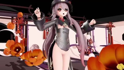 Sexy Princesa Hu Tao Desnuda - Antenna39 Genshin Impact MMD