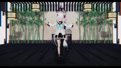 アイシテ/Love Me - Shirakami Fubuki Bailando con Mr.KLN ¡Sonrojo y Más!