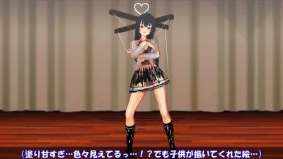 Tick-Trick ในชุดนักเรียนสุดน่ารักโดย お米3184 | วิดีโอ MMD