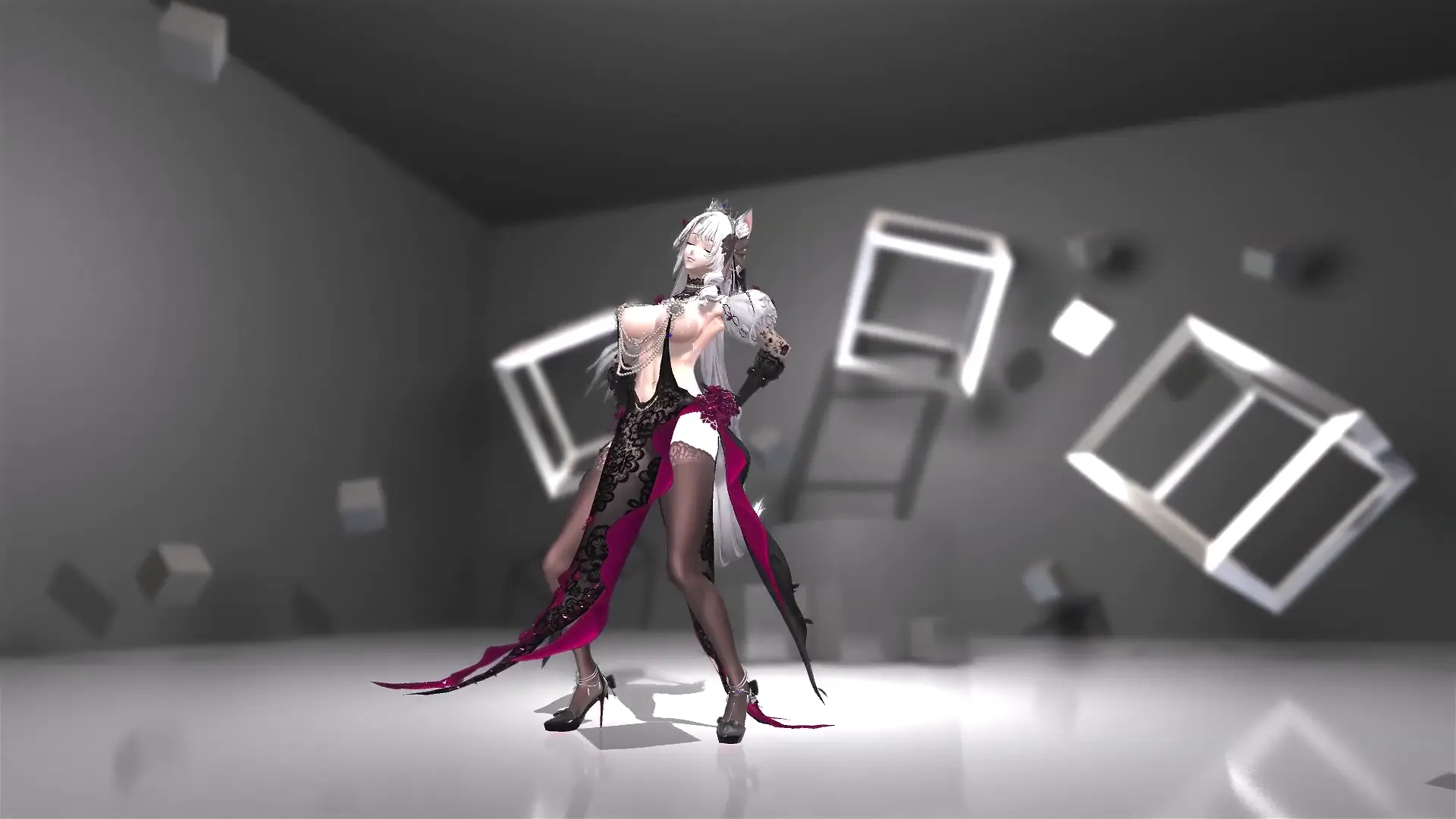 Imperdível! 尘白禁区 胧嫣-瑞狐 Dance Up&Down - Snowbreak MMD