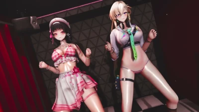 Chisaki Linne โชว์แดนซ์แกว่งสะโพกสุดเซ็กซี่ | SR MMD