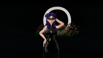 Misato Walk Sexy oleh Yunowu – Video Singkat Neon Genesis Strip