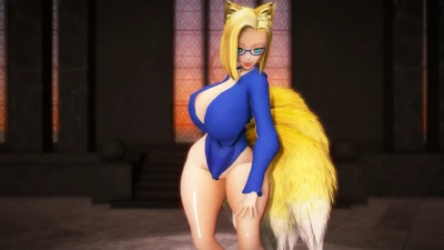 Yakumo Ran /- Cherry Sky: Touhou MMD Explosivo de Greeny