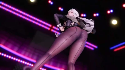 【仪玄 ♥ 巨乳と桃尻、黒ストッキング-004】セクシーZZZ仪玄