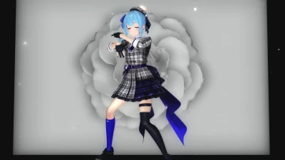 Keraguan dan Pesona Hoshimachi Suisei di MMD Sudut Rendah