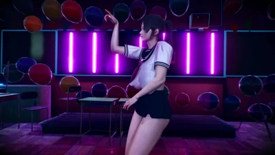 [HS2] WA DA DA - Tarian Bikini Karasuke dengan Rambut Ketiak Menawan
