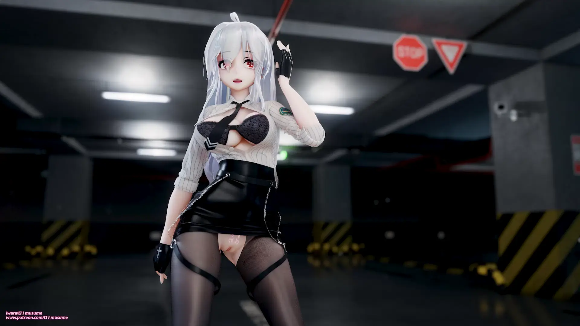 87.5.HAKU-Catch Catch - YENA [Entrust] กับโมเดล 01musume ใน Blender