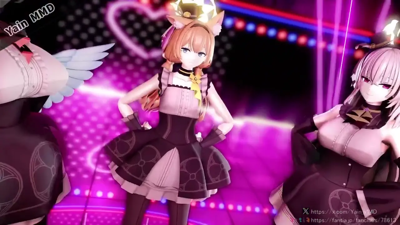 【MMD R-18】Yain 全開爆乳ver1【アンセラ・青档案】