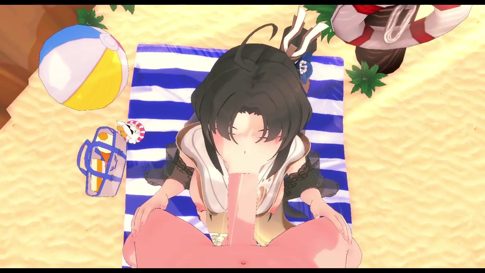 Karapichu Chiyo พร้อม Makapaka เซ็กซี่ Koikatsu 3D โชว์