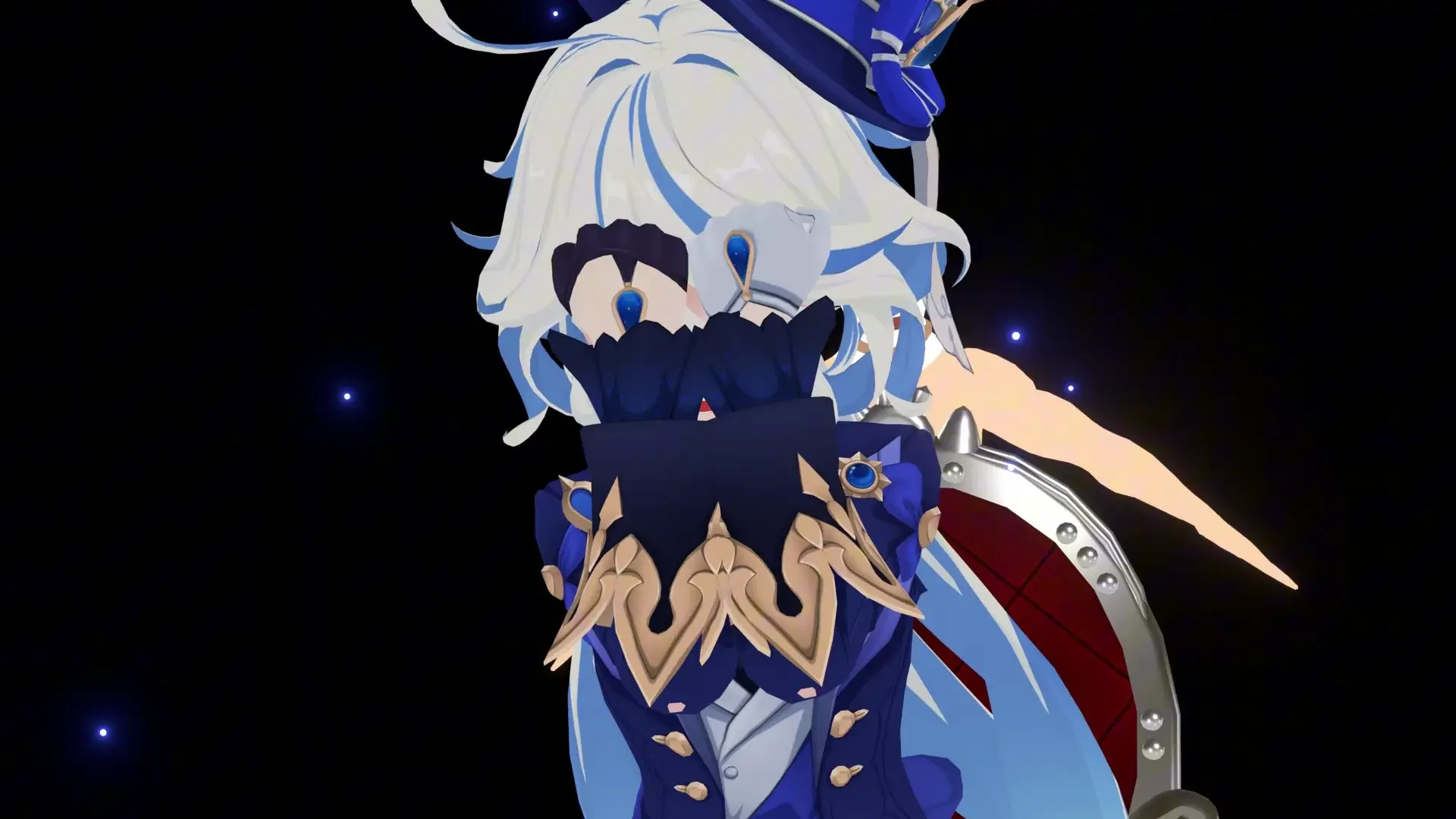 【sexdance】Фурина хочет вместе играть – Genshin Impact MMD танец