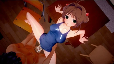 87. Cardcaptor Sakura - Sakura Kinomoto dengan Swimsuit Sekolah
