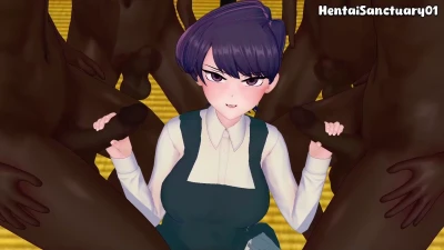 Shuuko Komi BBC 全黑大屌激情狂歡 💗🔥 Komi Can't Communicate [訂製]