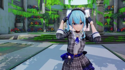 Hoshimachi Suisei Strip Dance by kirby2019 | VTuber Squirt Show