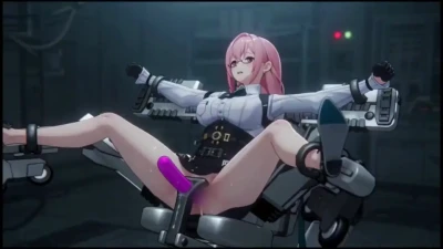 AI MMD Tsukishiro Yanagi: Prisão e Máquina de Prazer Intenso