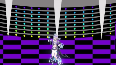 Silver Wolf LV.999 NSFW เต้นรำผจญภัยท้องฟ้าสีฟ้า MMD