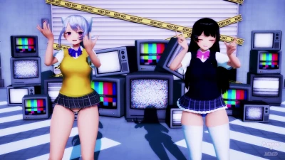【Umum】Higuchi Kaede & Tsukino Mito Tarian Monster Frankenstein [Non Nude]