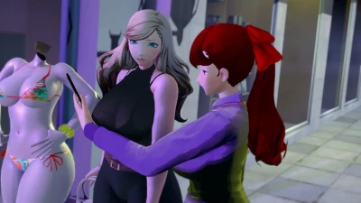 [Persona 5] Ann x Kasumi - Phantom Sluts Bagian 3: Adegan Panas