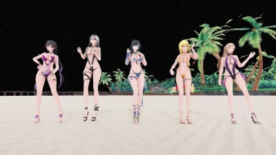 【snowbreakMMD】juncle Bikini Dance - Kara-Step Vibes