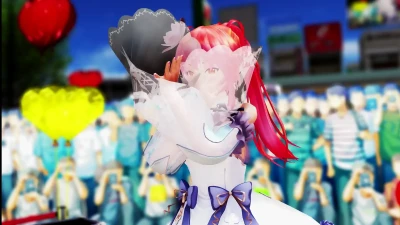 【MMD】いのりのおねがい露出ライブ～乳首ピアスと魅惑の舞～