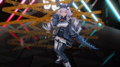【Endfield】Qcatnip Plays Typhoeus – 1080p 60fps Arknights MMD