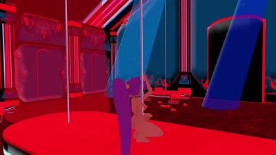 R18 MMD Shantae Sensual Pole Dance by MMDXX - Big Boobs Show