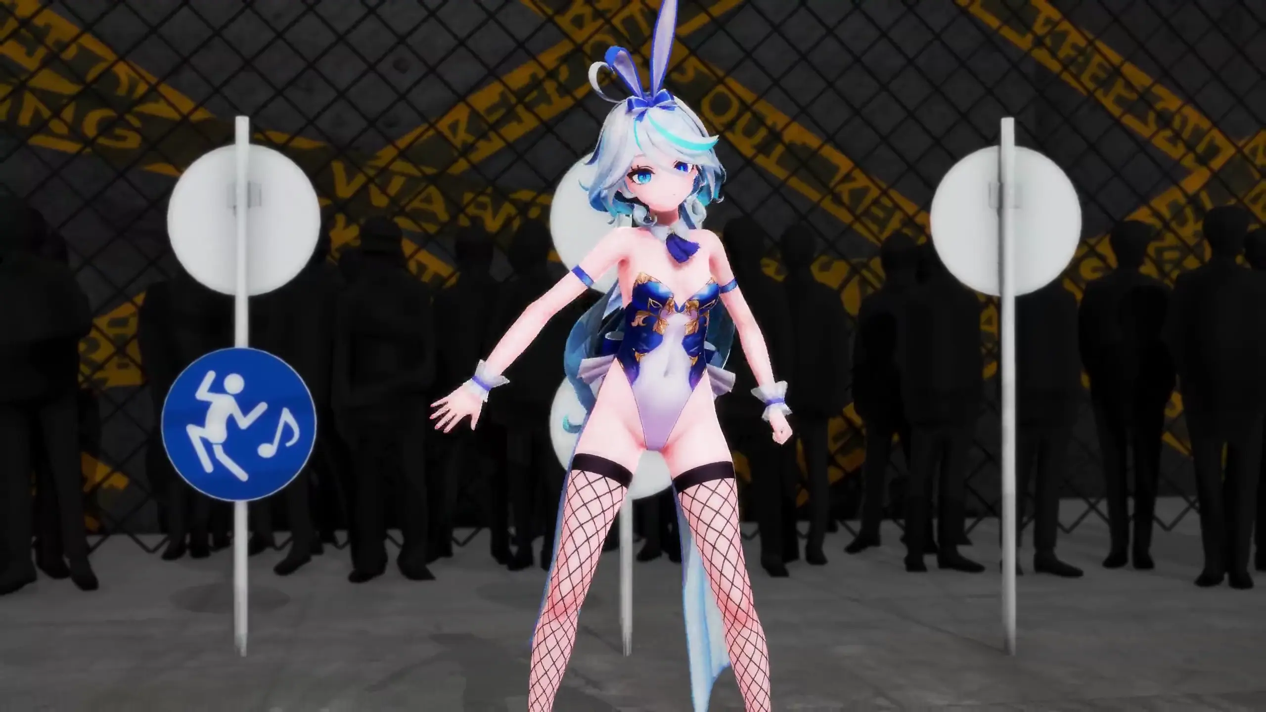 ♯383(C) Genshin Impact Freena Bunnygirl Dance by Suruga MMD