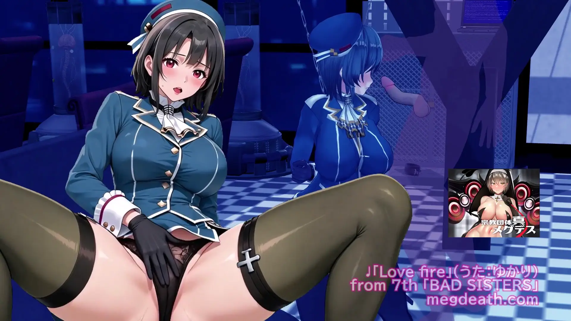 Takao『Love Fire』dengan Yuzuki Yukari & Megudes - Kancolle Sexy