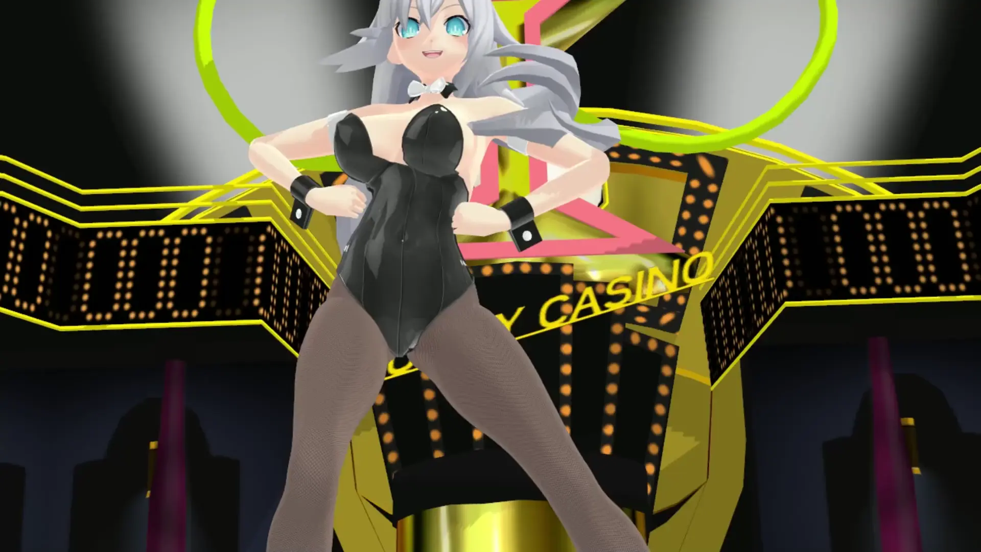 MMD Black Heart (Hyperdimension Neptunia) Бикини и костюм зайки