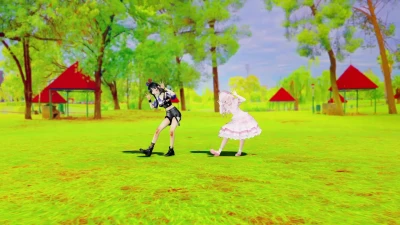 アイちゃんと夢見るチュチュ：ピンク髪の官能的なダンス