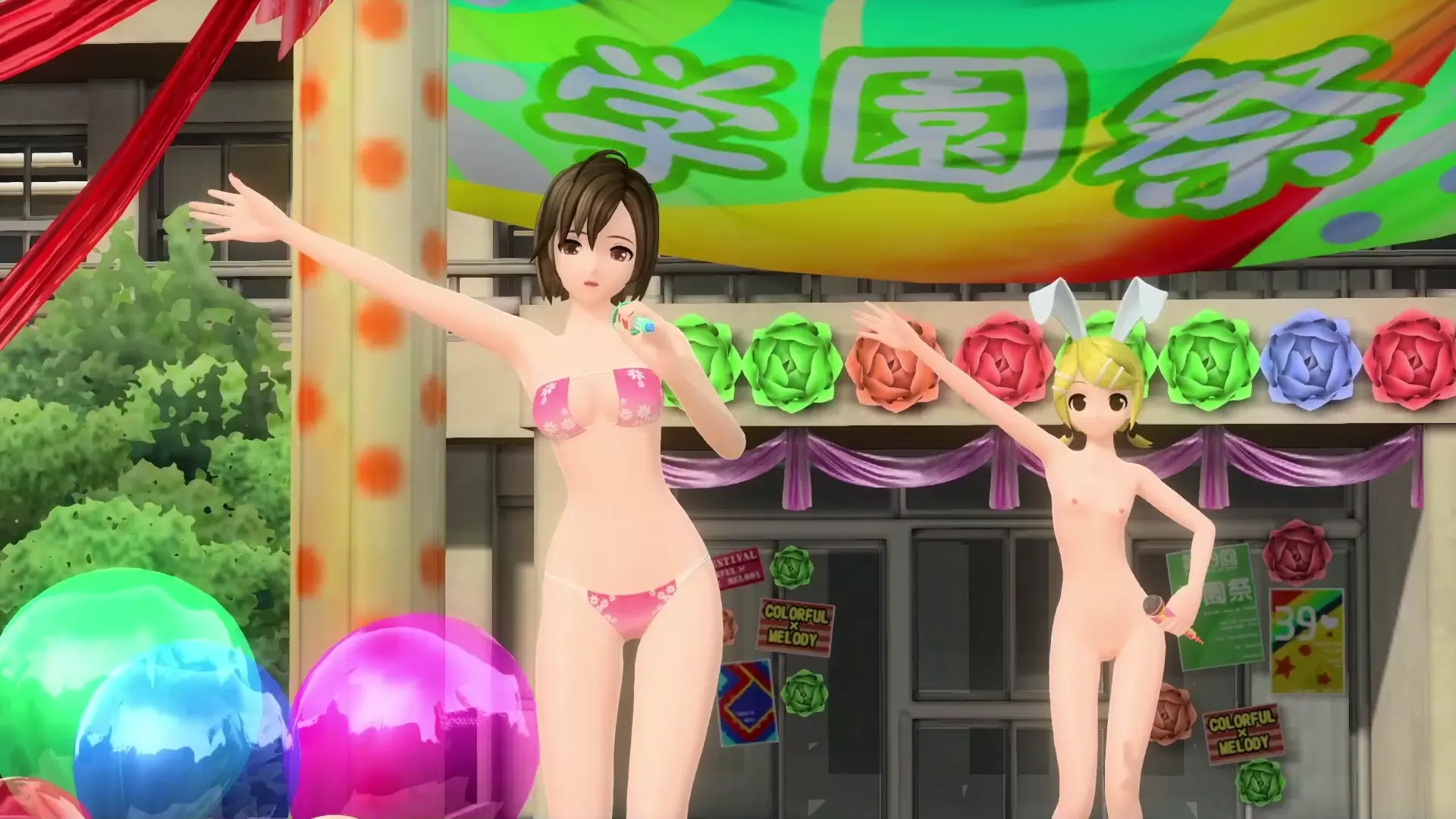 PDMM+ | Meiko & Nude Rin Menari 'Colorful x Melody' Bikini
