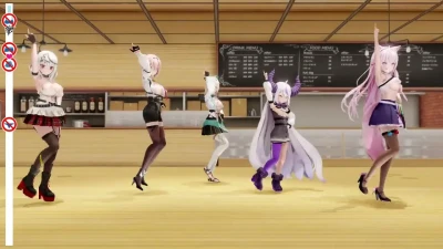HLX(IRH歌唱)・DaydreamCafe │ kirarinnyowaaa MMD Strip Físico + Sexy!