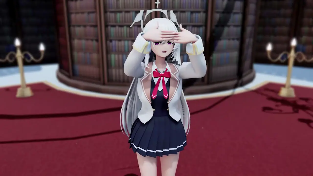 024p.h. Mikan เต้นในชุดนักเรียนกระโปรงน่ารัก - MikuMikuDance