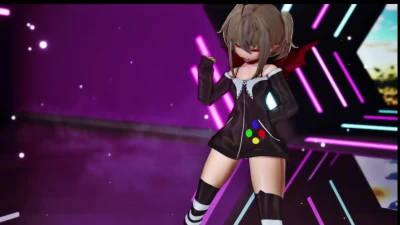 魔界ノりりむ - Eh Ah, Sou | Baile Sexy de zerschmetterling VTuber Koikatsu