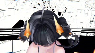 ponkotsu3dの梅枝ちゃんでラビットホールダンス【VRChat・Unity】