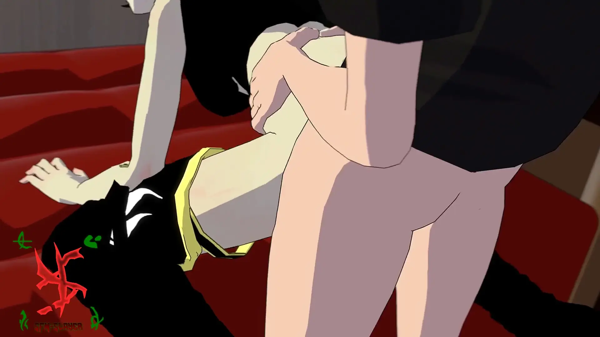 Blake Belladonna x Jaune Arc SFM 床上肛交場景 | RWBY