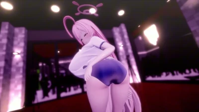 Hanako Bound & Blindfolded in Rust Veins Hip-Shaking Dance